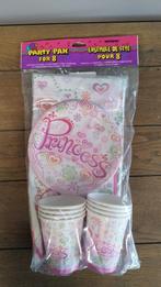 Déco table princesse anniversaire nappe serviettes gobelets, Enlèvement, Décoration, Neuf