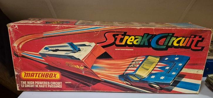 Vintage Matchbox streak circuit S-500., Verzamelen, Speelgoed, Gebruikt, Ophalen of Verzenden