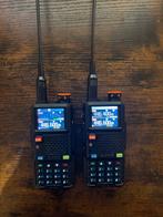 2 Walkietalkie zo goed als nieuw, 5 à 15 km, Enlèvement, Avec clip de ceinture, Neuf
