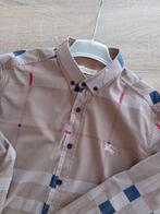 prachtig Herenhemd van Burberry maat Small ZGAN, Halswijdte 38 (S) of kleiner, Beige, Ophalen of Verzenden, Zo goed als nieuw