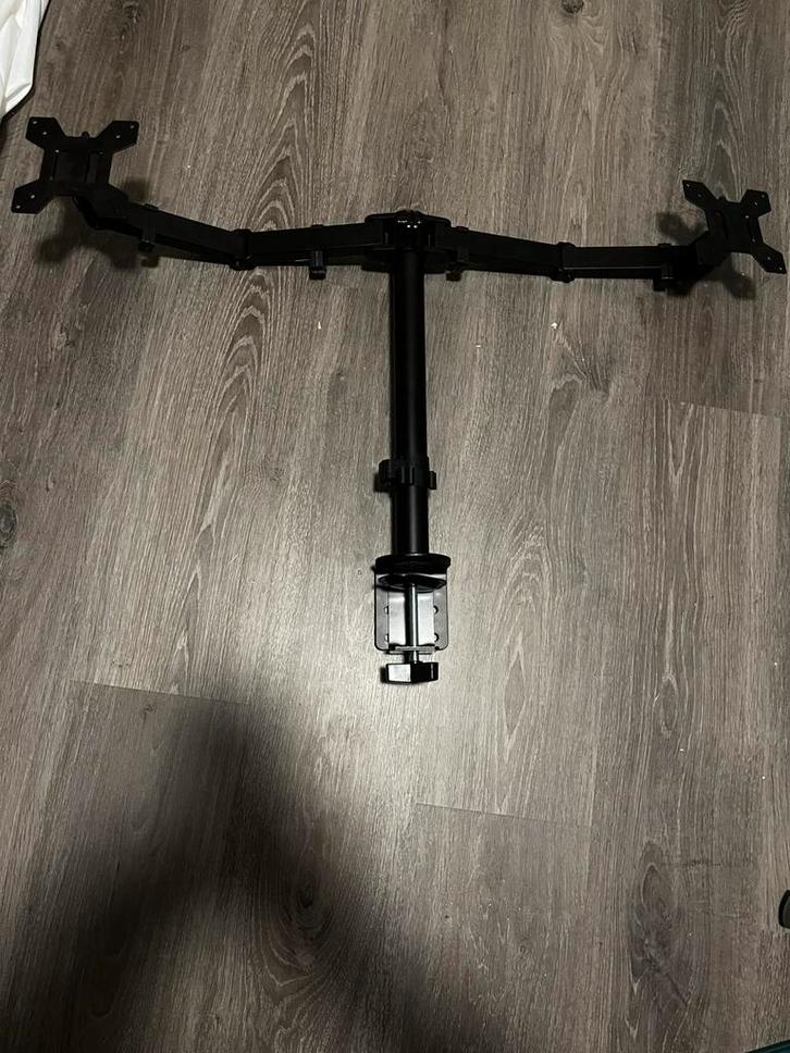 Scherm houder voor op bureau voor 2 schermen, Computers en Software, Monitoren, Zo goed als nieuw, Gaming, Ophalen