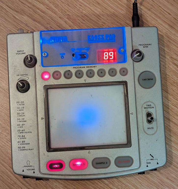 Korg Kaoss Pad 2, Muziek en Instrumenten, Synthesizers, Gebruikt, Overige aantallen, Korg, Met midi-aansluiting, Ophalen of Verzenden