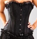 Korset corset kant baleinen super mooi 3, ANDERE, Verzenden, Zwart, Body of Korset