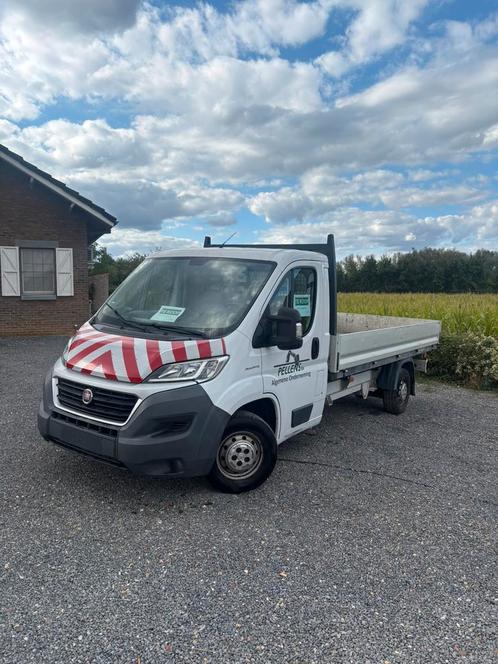 TE KOOP: Fiat Ducato Enkelcabine, Auto's, Bestelwagens en Lichte vracht, Bedrijf, Fiat, Diesel, 2 deurs, Handgeschakeld, Wit, Grijs