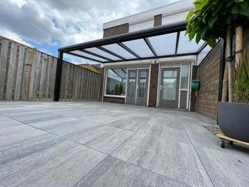 Carport Terrasoverkappingen en glazen schuifwanden veranda