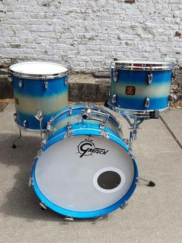 Gretsch USA Custom drums - Anniversary Edition - Blue Duco, Enlèvement, Utilisé, Autres marques