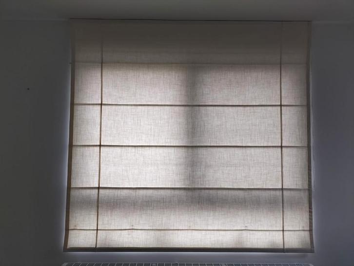 rolgordijn op maat gemaakt, Huis en Inrichting, Stoffering | Gordijnen en Lamellen, Gebruikt, 150 tot 200 cm, 150 tot 200 cm, Wit