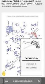 Catalyseur gauche et droite Porsche 997 3.6 d’ origine !!!, Enlèvement, Utilisé, Porsche