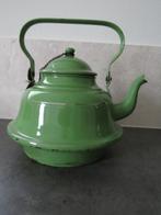 Brocante emaille waterketel, Antiek en Kunst, Ophalen of Verzenden