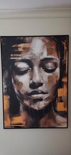 SCHILDERIJ  MET  KADER  [ MODERN ], Antiek en Kunst, Ophalen