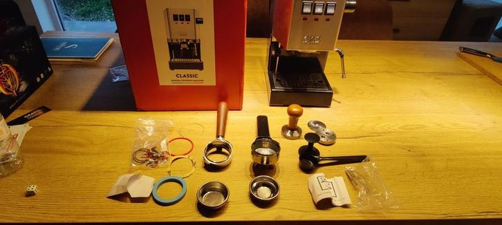 Gaggia classic pro met OPV mod, Elektronische apparatuur, Koffiezetapparaten, Gebruikt, Gemalen koffie, Koffiebonen, Espresso apparaat