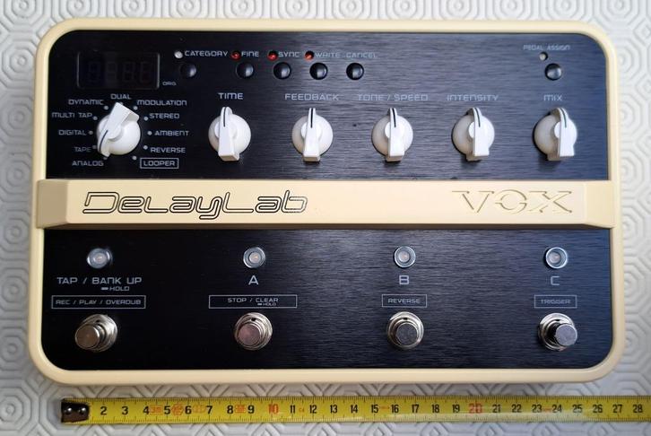 Vox DelayLab, Muziek en Instrumenten, Effecten, Zo goed als nieuw, Delay of Echo, Ophalen of Verzenden