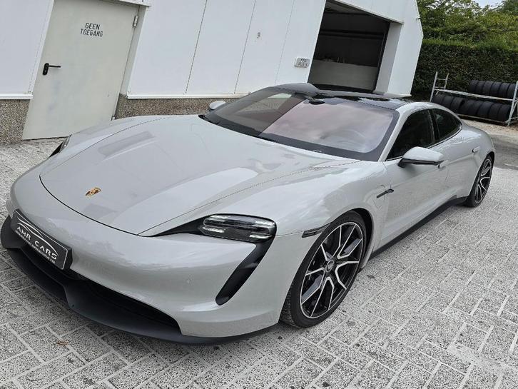 Taycan Model'24-Burmester-Leder-Pano-LED-18WaySeats-Cam360, Auto's, Porsche, Bedrijf, Te koop, Taycan, 360° camera, ABS, Achteruitrijcamera