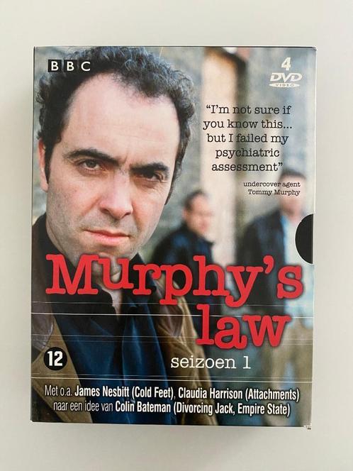 4 DVD Box Murphy's Law James Nesbitt Seizoen 1 BBC, Cd's en Dvd's, Dvd's | Tv en Series, Zo goed als nieuw, Thriller, Boxset, Alle leeftijden