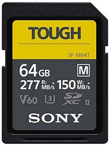 SDXC card Sony UHS-II TOUGH | 64Go | Classe 10 | U3 | V60 beschikbaar voor biedingen