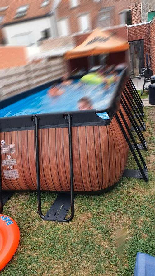TOP Zwembad 540×250×122 bijna NIEW met filterpomp+verwarmer, Tuin en Terras, Zwembaden, Zo goed als nieuw, Ophalen