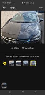 OPEL ASTRA SPORT TOURER MOTOR DEFECT ENKEL EXPORT/MARCHAND, Auto's, Voorwielaandrijving, Euro 6, 1600 cc, Zwart