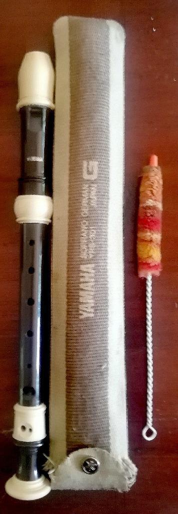 Blokfluit Yamaha YRS-301 Soprano in origineel stoffen etui  beschikbaar voor biedingen