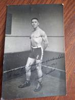 Een postkaart van een bokser 1941., Verzamelen, Foto's en Prenten, 1940 tot 1960, Gebruikt, Ophalen of Verzenden, Foto