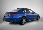 Mercedes-Benz C-klasse 400 e Berline 4MATIC AMG Line Night P, Auto's, 4 deurs, Zwart, 4 cilinders, Blauw
