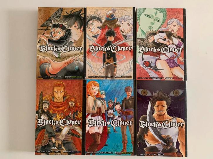 Yuki Tabata - Black Clover, Vol. 1 tot 6, Boeken, Strips | Comics, Gelezen, Meerdere comics, Ophalen of Verzenden