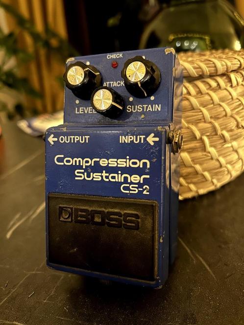 Boss CS-2 Japan 1986, Muziek en Instrumenten, Effecten, Gebruikt, Compressor, Ophalen of Verzenden