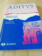 Aditus Manuel latin, Boeken, Woordenboeken, Ophalen, Gelezen, Latijn