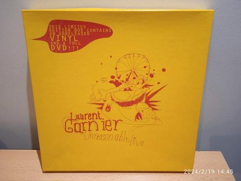 Laurent Garnier - Unreasonable Live Édition Limitée(12"+DVD), Cd's en Dvd's, Vinyl | Dance en House, Gebruikt, Techno of Trance