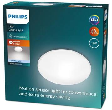 Philips-plaat. Shan LED met 12W witte bewegingssensor beschikbaar voor biedingen