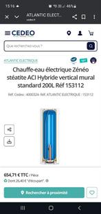 Nieuwe boiler van 200 l, Doe-het-zelf en Bouw, Chauffageketels en Boilers, Ophalen, Nieuw, Boiler