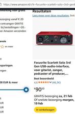 versterker voorversterker, Enlèvement, Comme neuf