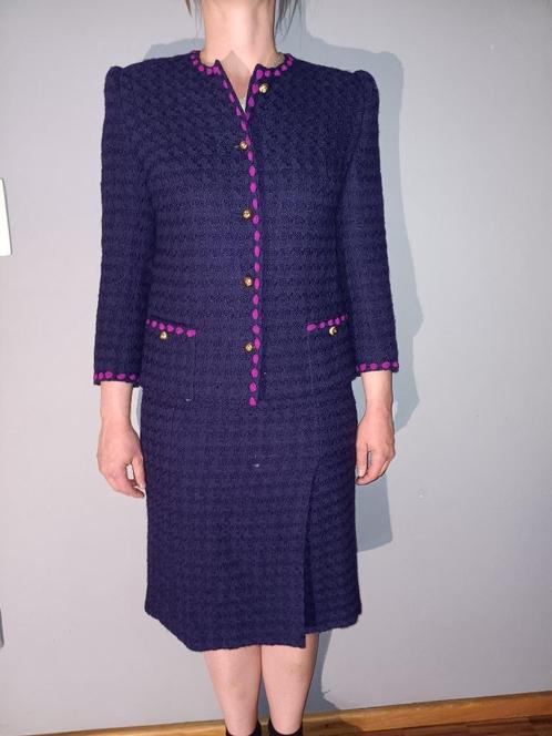 Prachtig authentiek vintage mantelpakje, Kleding | Dames, Jasjes, Kostuums en Pakken, Zo goed als nieuw, Kostuum of Pak, Maat 42/44 (L)