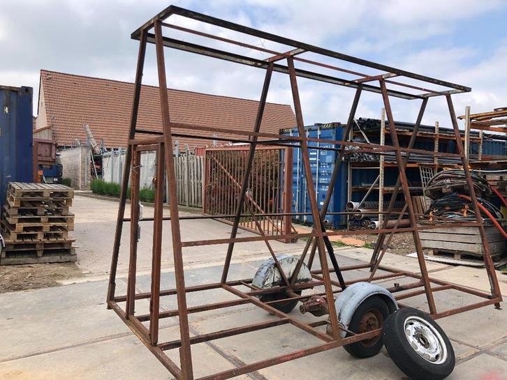 publi aanhanger voor spandoek of paneel 3.7 x 2.40, Auto diversen, Aanhangers en Bagagewagens, Gebruikt, Ophalen of Verzenden