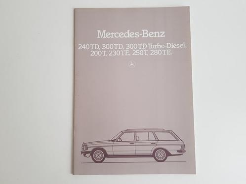 Mercedes-Benz W123 T | TE | Brochure TD - 12/1981 - NL, Livres, Autos | Brochures & Magazines, Mercedes, Enlèvement ou Envoi