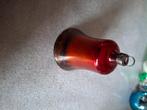 Ancienne boule de noel en verre .cloche, Ophalen of Verzenden, Gebruikt
