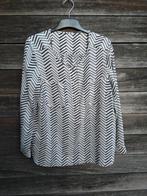 Nieuwe Bloes Met Leuke Print In Maat 44/46, H&M, Enlèvement ou Envoi, Beige, Taille 42/44 (L)