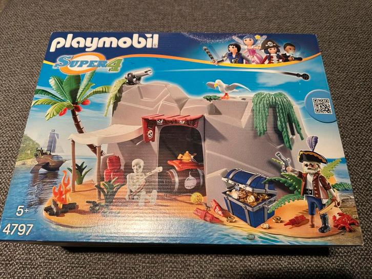 Playmobil pirates piratenschuilplaats 4797, Kinderen en Baby's, Speelgoed | Playmobil, Nieuw, Ophalen of Verzenden