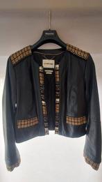 veste en cuir rich & royal taille 40, Zwart, Gedragen, Rich & royal, Ophalen