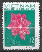 Nord-Vietnam 1974 - Yvert 839B - Dahlia - 12 xu (ST), Envoi, Affranchi