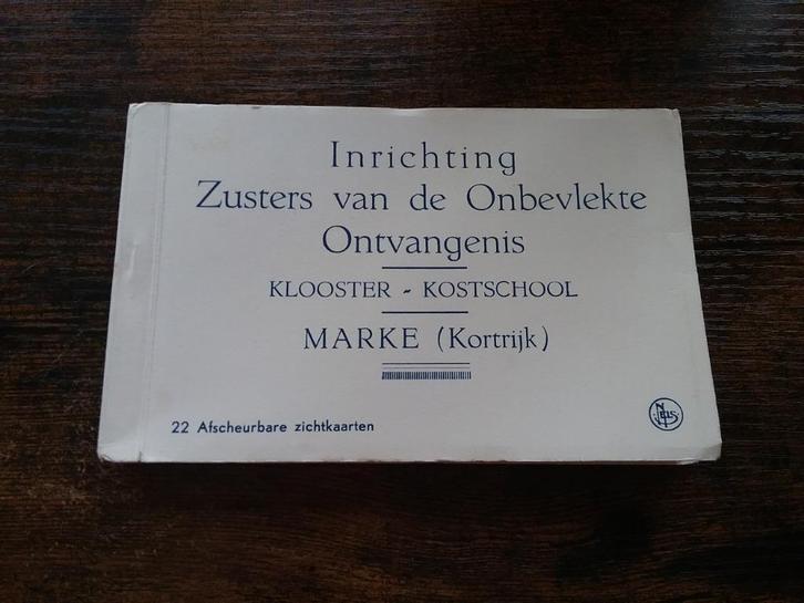 Marke (Kortrijk)-cartes postales du monastère et du pension, Collections, Cartes postales | Belgique, Flandre Occidentale, Avant 1920