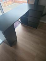 Hoekbureau Greg rechts zwart computerbureau, Huis en Inrichting, Bureaus, Ophalen of Verzenden, Zo goed als nieuw, Bureau