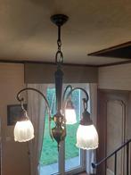 Antieke koperen luster, Huis en Inrichting, Ophalen, Antiek