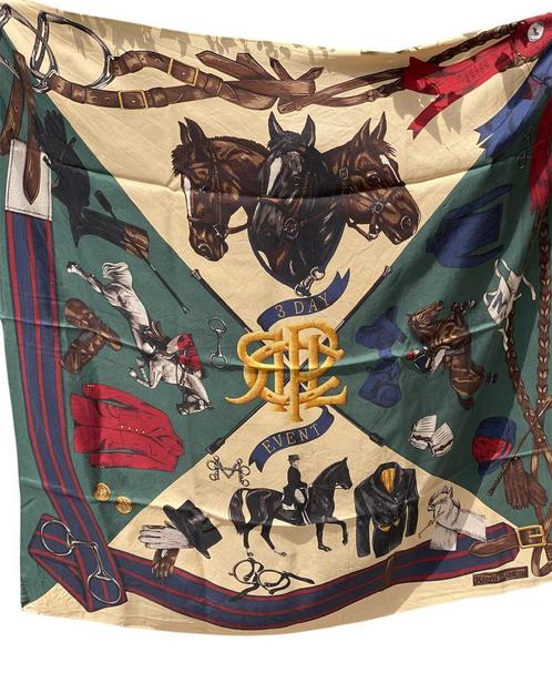 RALPH LAUREN vintage zijde sjaal, Kleding | Dames, Mutsen, Sjaals en Handschoenen, Sjaal, Ophalen of Verzenden