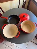 Lot LE CREUSET, Ophalen, Gebruikt