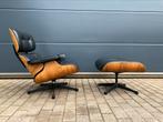 Originele Vitra Eames lounge chair + Ottoman Notenhout, Maison & Meubles, Canapés | Repose-pieds & Poufs, Bois, Enlèvement ou Envoi