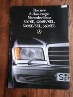 La nouvelle gamme Classe S. Mercedes-Benz 300 SE, 420 SE/SL, Livres, Autos | Brochures & Magazines, Enlèvement ou Envoi, Neuf