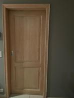Schuifdeur in eik compleet voor plaatsing, Doe-het-zelf en Bouw, Ophalen, Schuifdeur, Gebruikt