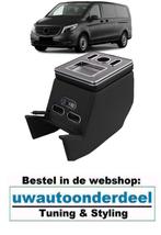 USB Luxe Middenconsole Armsteun Zwart Voor Mercedes V Klasse, Envoi