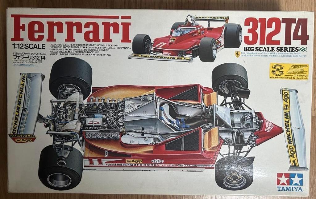 FERRARI 312T4 Schaal 1:12 Gilles Villeneuve, Auto, Groter dan 1:32, Nieuw, Ophalen of Verzenden