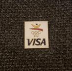 PIN - VISA - OLYMPISCHE SPELEN - JEUX OLYMPIQUES, Collections, Envoi, Utilisé, Sport, Insigne ou Pin's